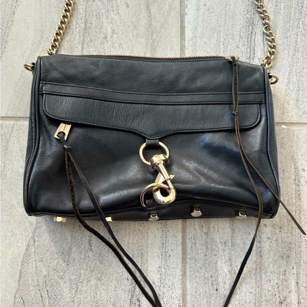 Rebecca Minkoff M.A.C. black leather bag